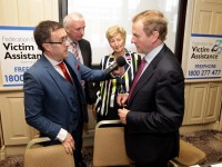 Taoiseach Enda Kenny launches FREEPHONE 1800 277 477 number for victims of crime and traumatic incidents